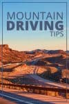 Tips for driving mountain roads pinterest image
