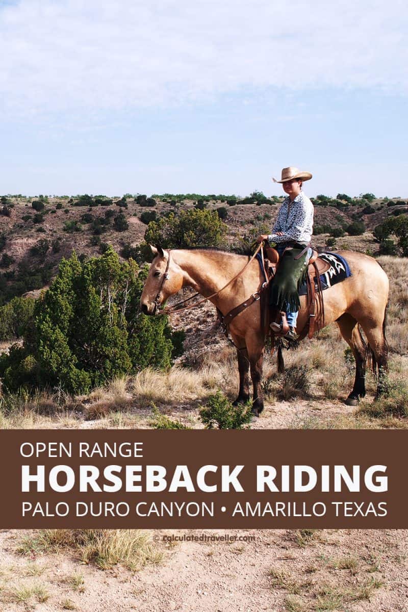 Horseback riding Palo Duro Canyon Amarillo Texas