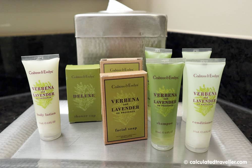 Hilton Anaheim toiletries
