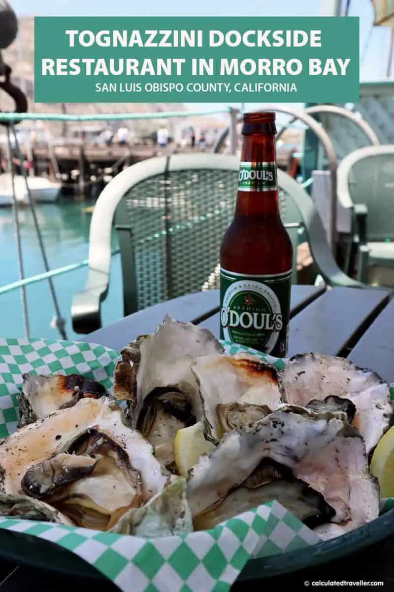 Tognazzini Dockside Restaurant位於歷史悠久的恩巴卡德羅（Embarcadero），在莫羅灣（Morro Bay）地區。我會把這家坐下來的餐廳的氣氛描述為舒適。我們在露台上吃著海鮮，背景是莫羅·洛克（Morro Rock）的凝視。您可能很幸運，瞥見漁船，新鮮美味的海鮮返回岸邊。 #travel #食品1TP3餐廳#海鮮#MorroBay #C加利福尼亞#USA