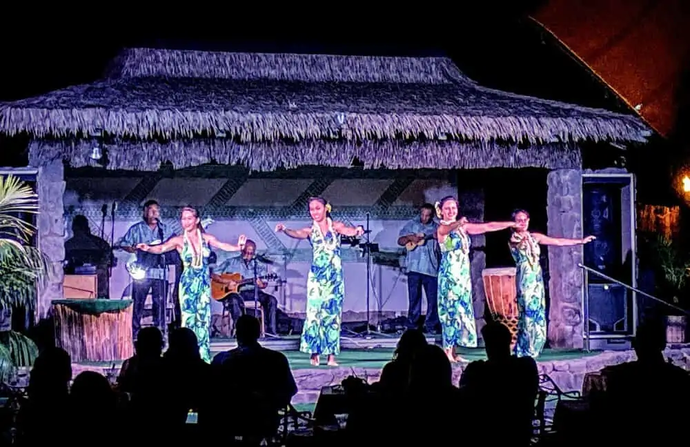 Luau dancing performance from Kaanapali Beach Hotel