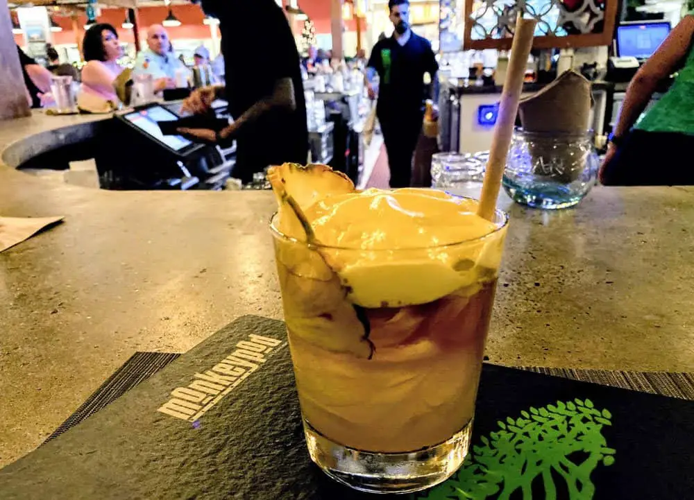 cocktail from Monkeypod Restaurant