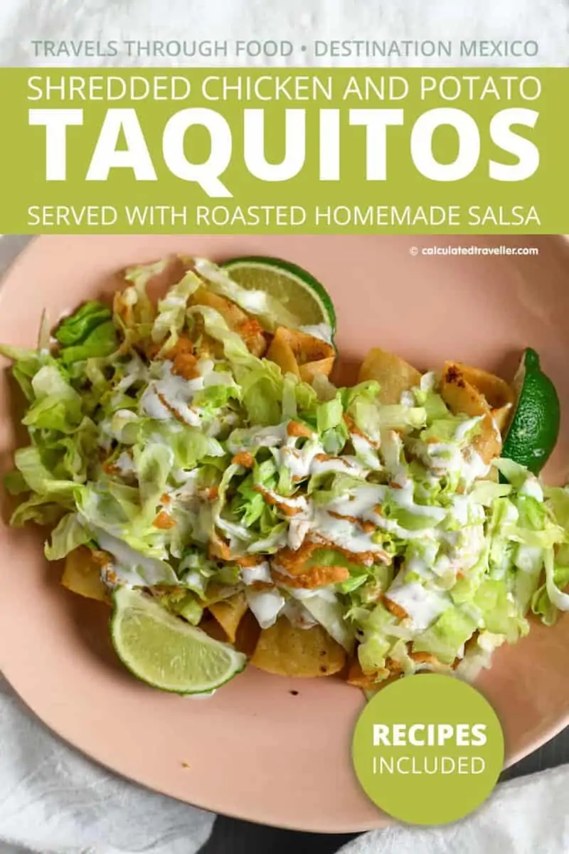 Cooking with Mexican Ingredients at Home – Shredded Chicken and Potato Taquitos