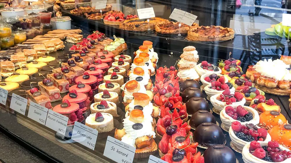 French pastries in Paris