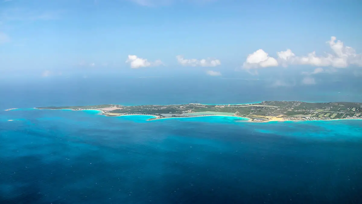 Anguilla aerial view