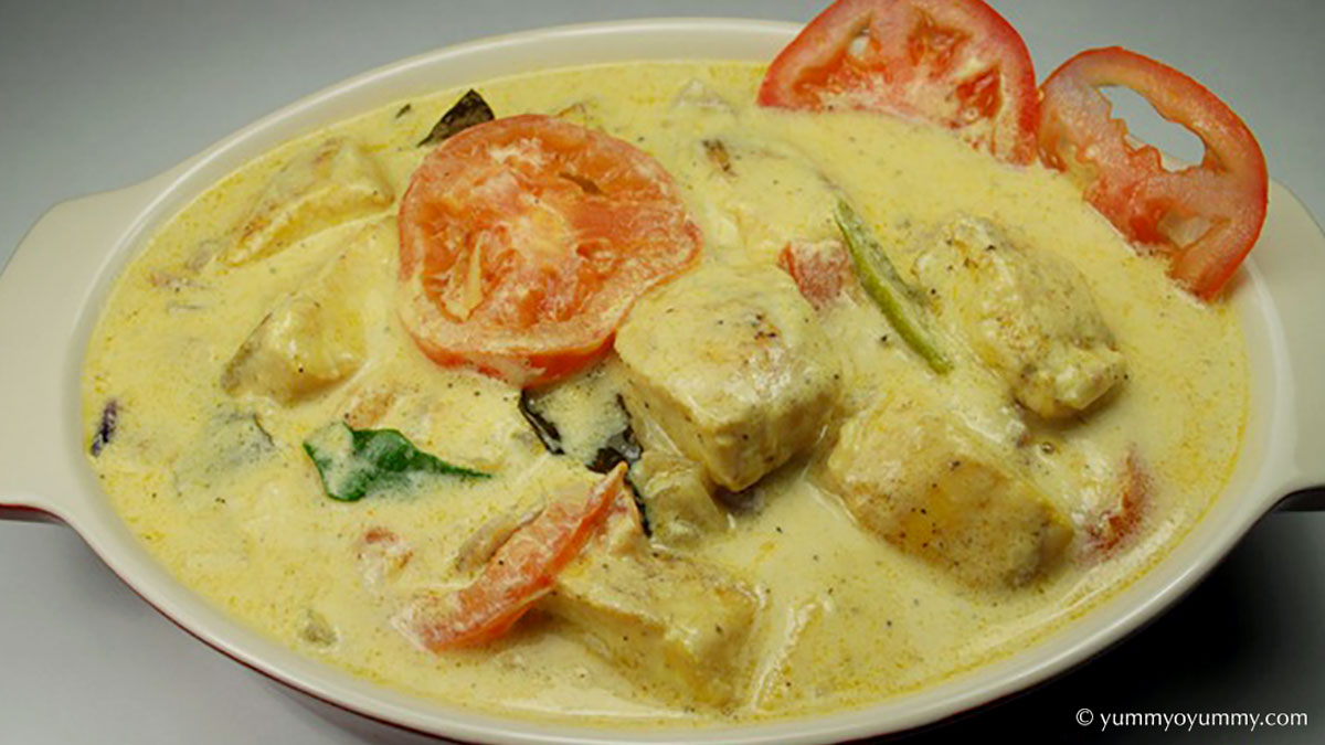 Fish Molee - one of the favourite dishes to eat in Kerala India