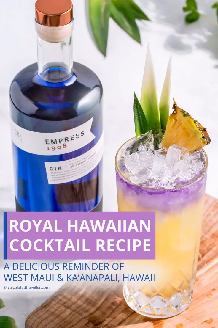 Royal Hawaiian Cocktail Recipe Pin