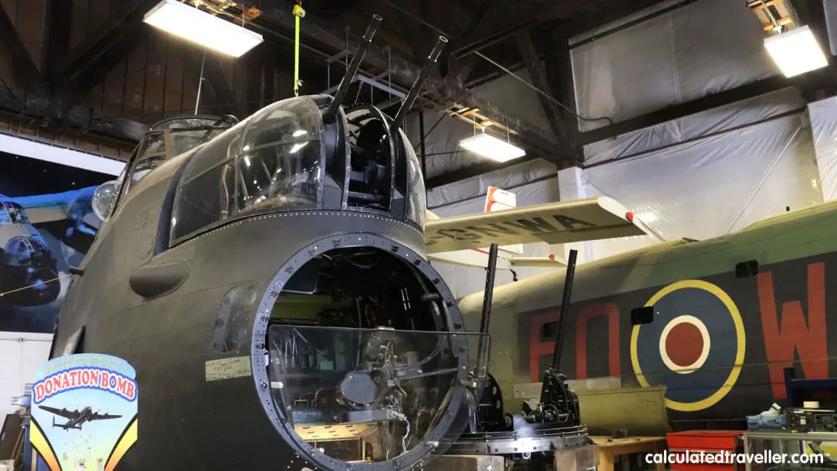 FM212 Lancaster Bomber at the Canadian Aviation Museum Windsor Ontario Canada