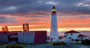 Point-au-Pere Lighthouse at Sunset