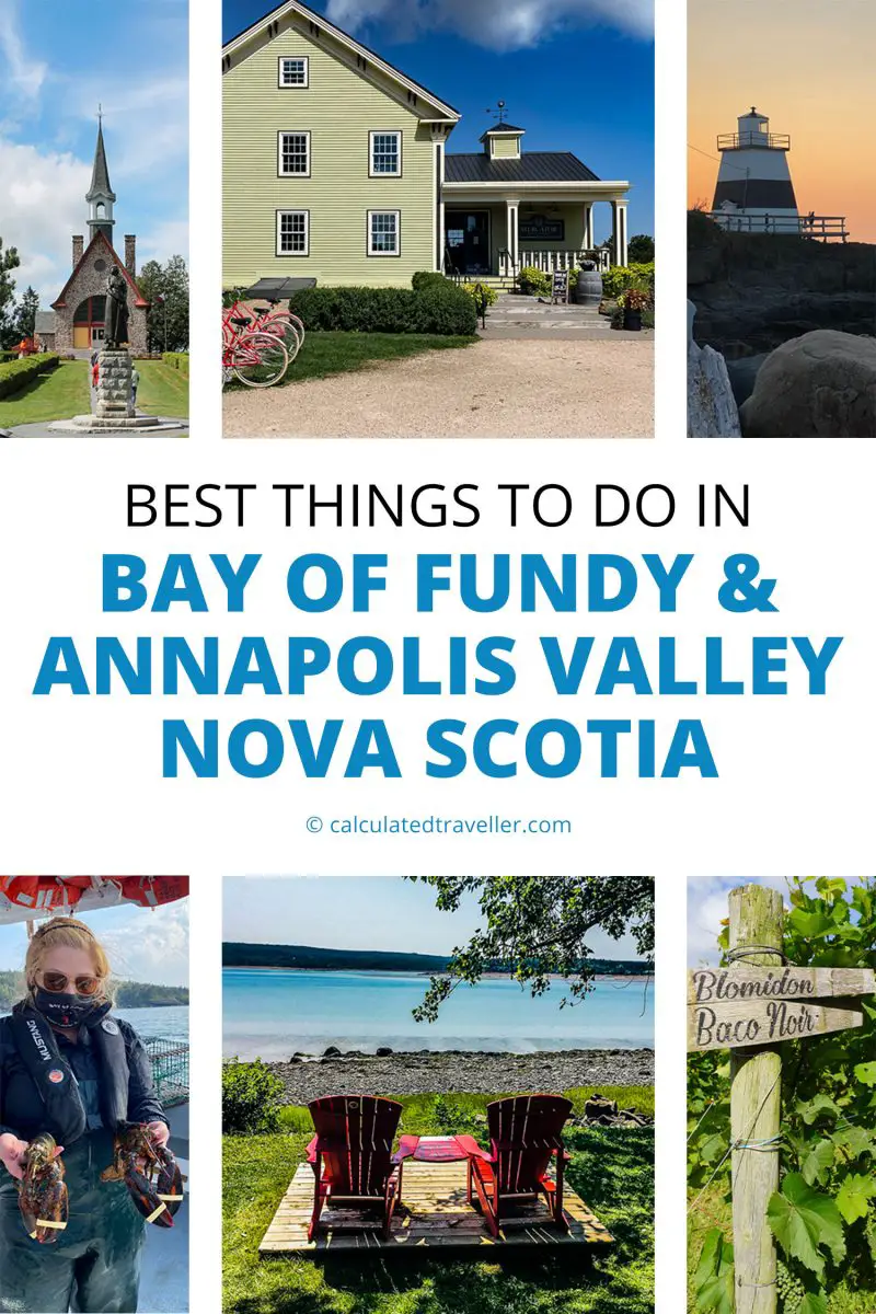 Meilleures choses à faire dans la baie de Fundy et la vallée de l'Annapolis en Nouvelle-Écosse