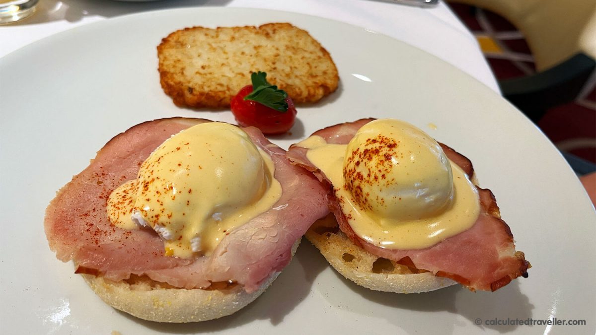 Eggs Benedict Holland America Line Nieuw Statendam