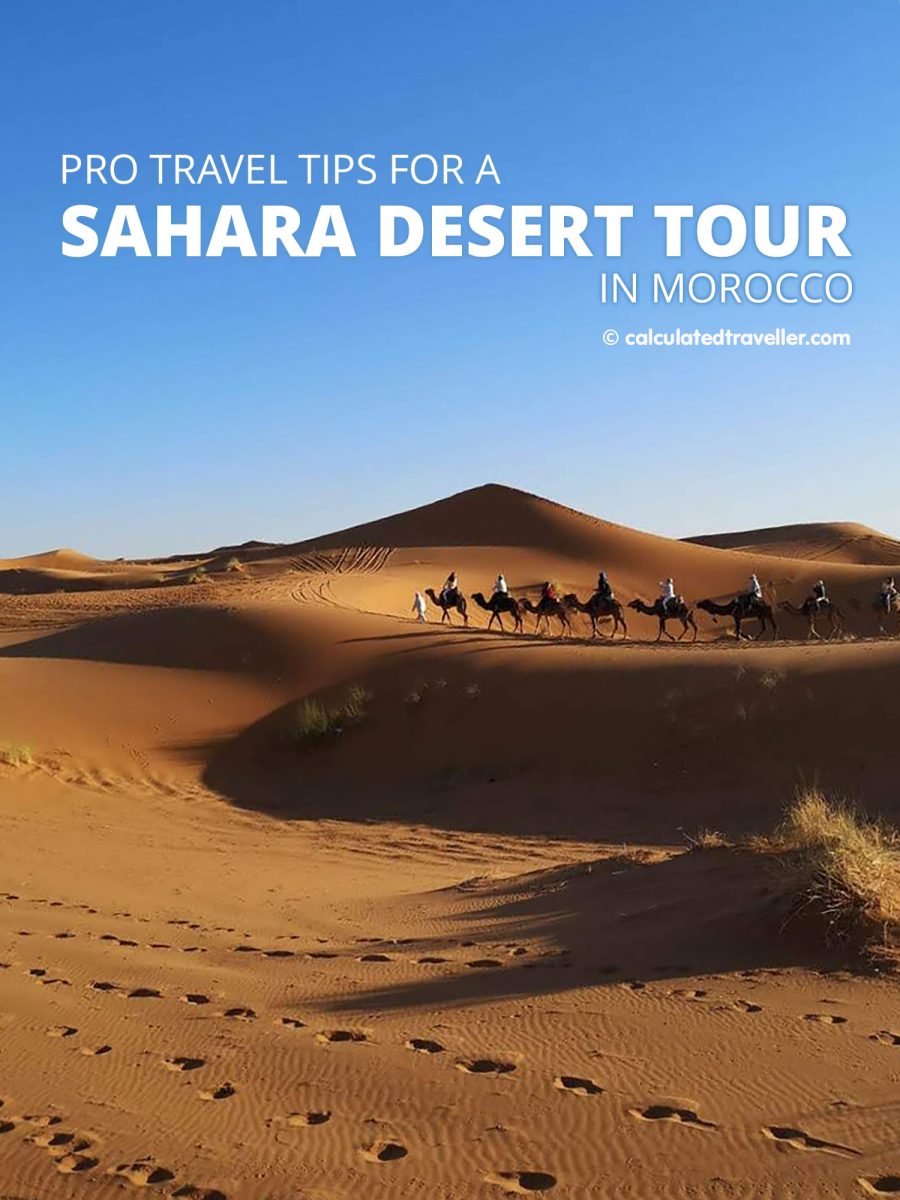 Sahara Desert camel ride in Morocco