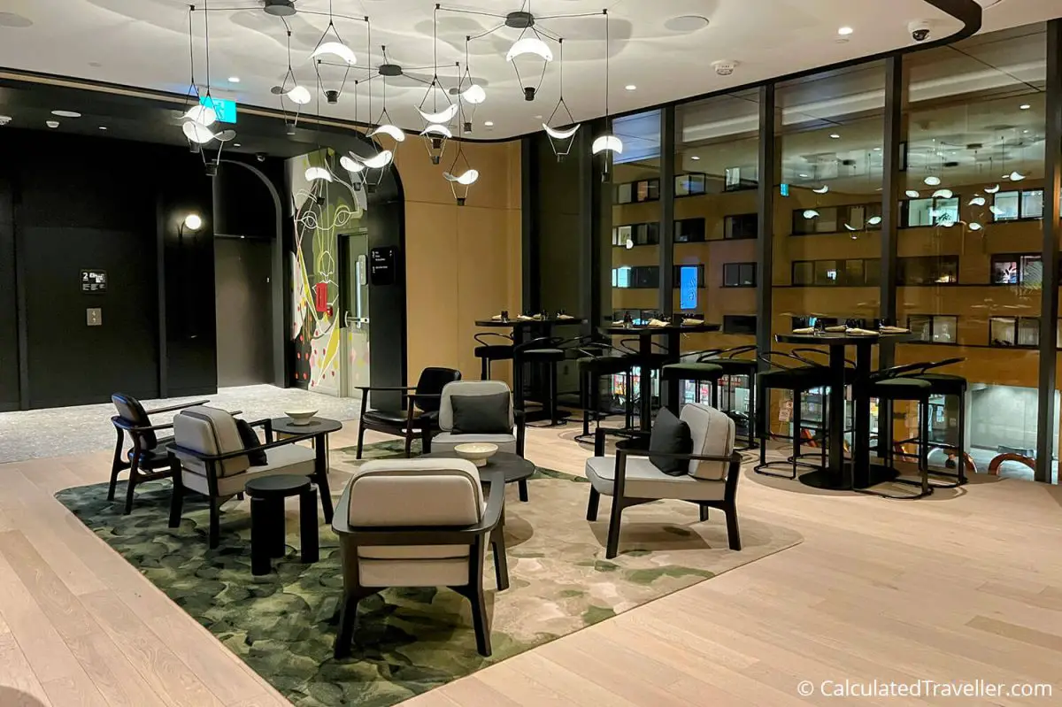 Interior view of the entry way to Dia Restaurant