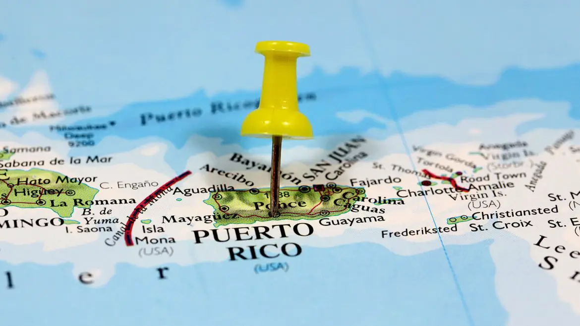 Carte de Porto Rico