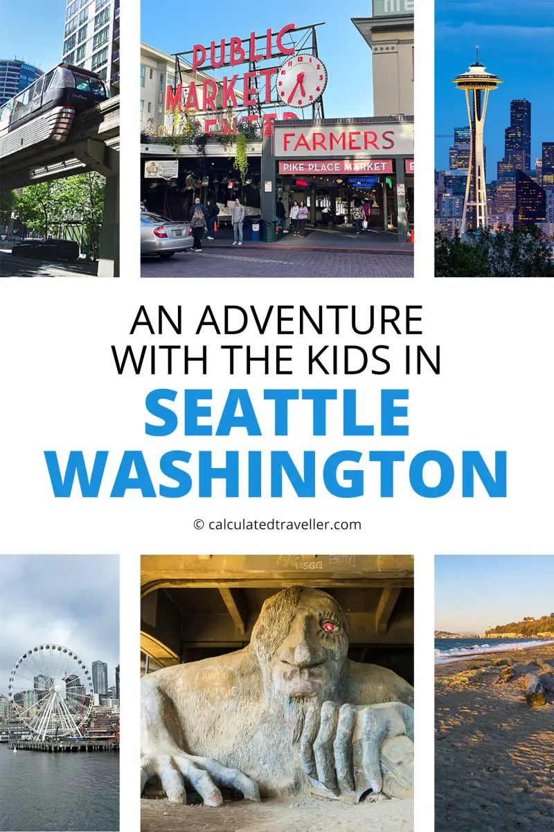 Seattle Washington with Kids. Its the perfect walkable city with lots of family-friendly attractions to keep everyone busy!