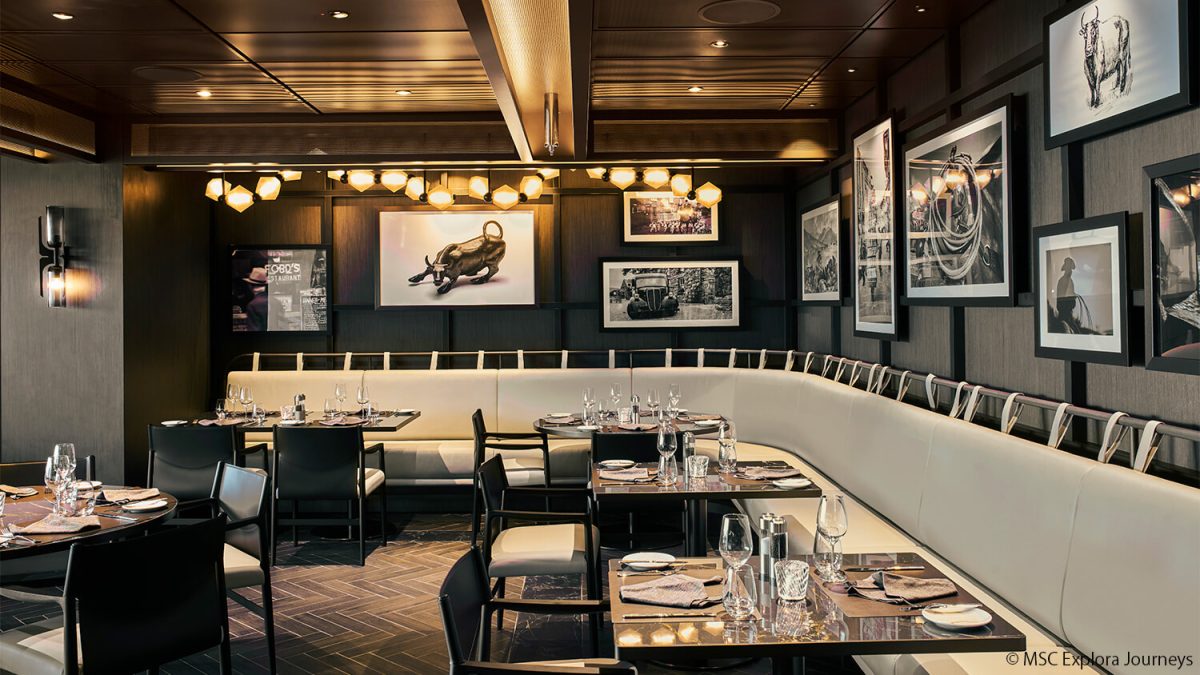 MSC Explora I Interior view of Marble & Co. Grill