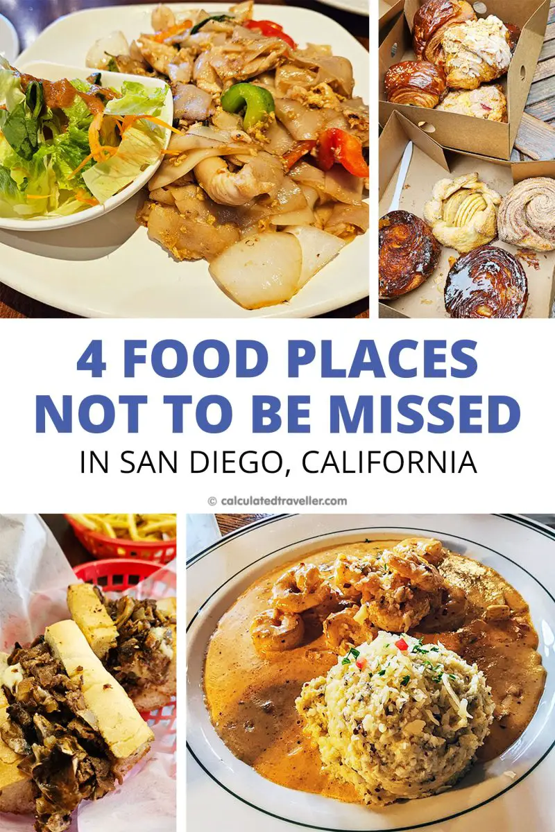 4 San Diego California Food Places Not to be Missed