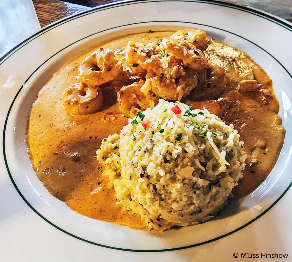 Bud's Louisiana Cafe Shrimp and Grits. San Diego, California Food Places